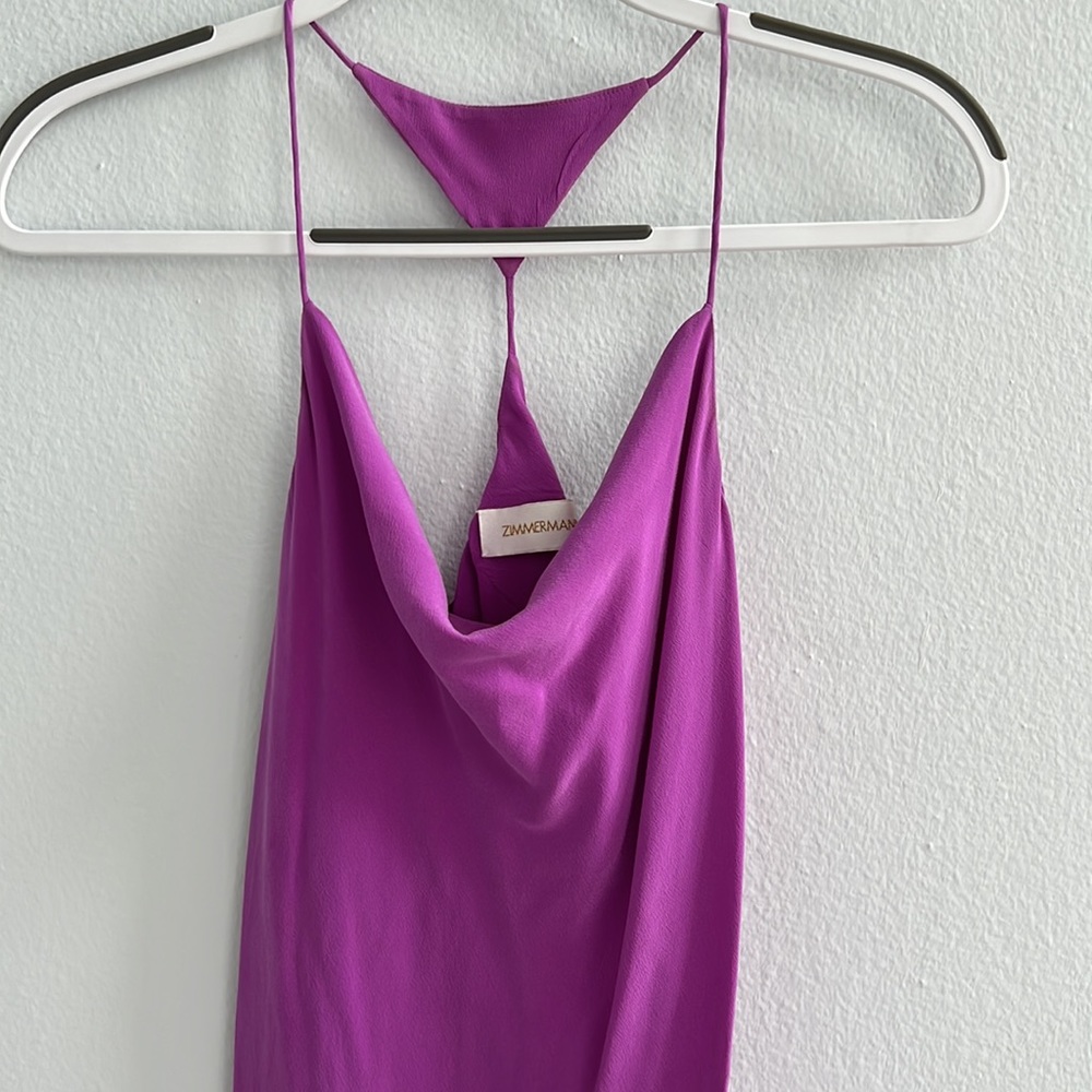 ZIMMERMANN Silk Shoestring Slip Maxi Dress New